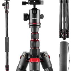 NEEWER 80.7" Carbon Fiber Camera Tripod Monopod Telescopic Photography 