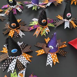 Halloween Witch Hat Clips