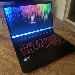 15” MSI High End Gaming Laptop (i7, 16GB, Nvidia, 120Hz Display)