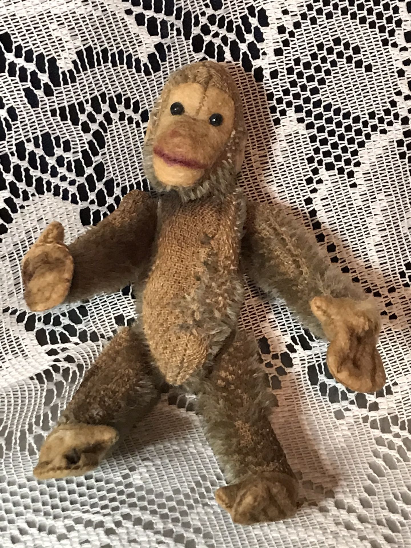 Very old monkey doll