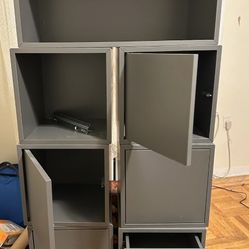 ikea shelving unit shelves cubes kallax shelf $20/each