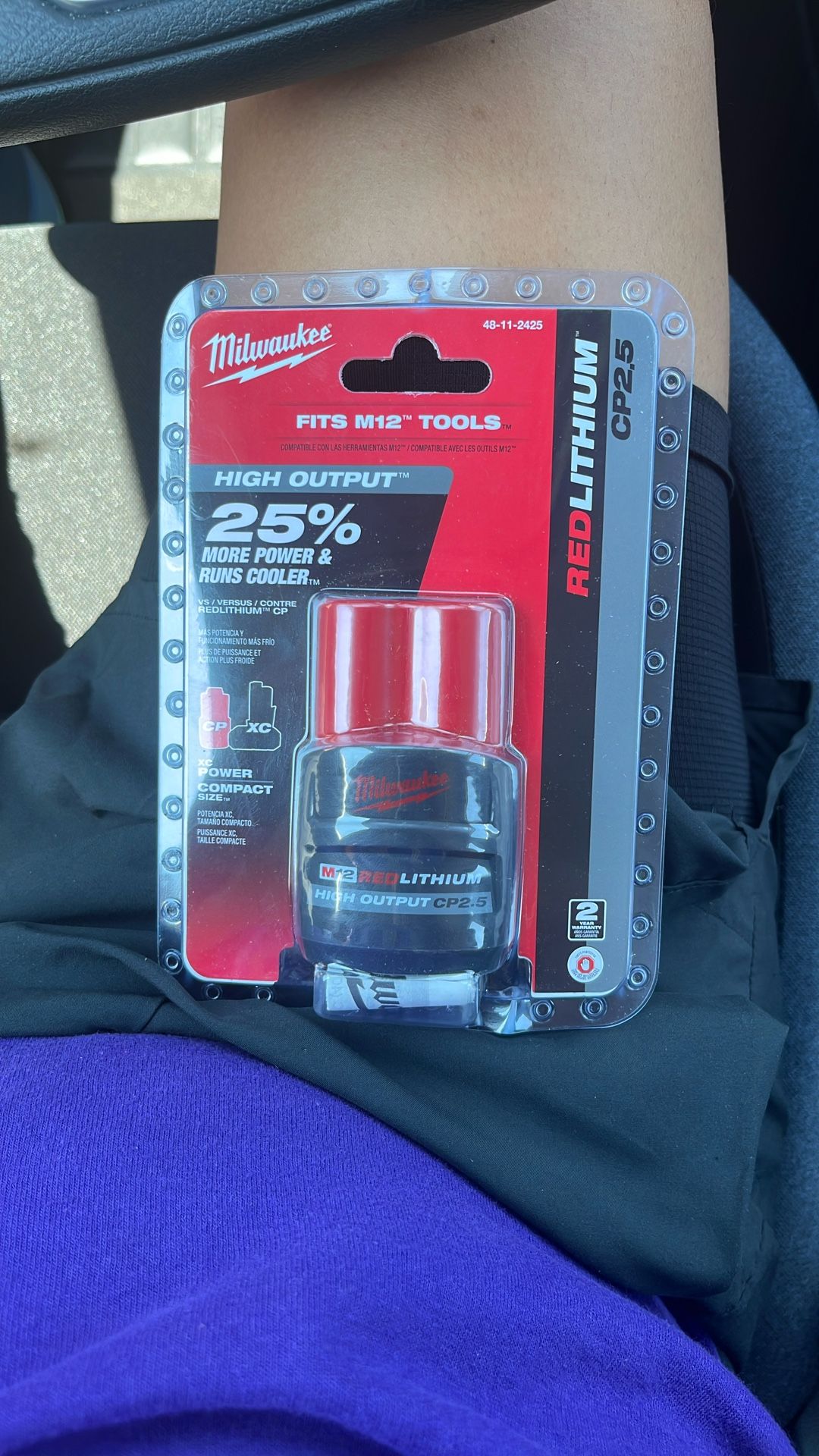 Milwaukee M12 Red lithium