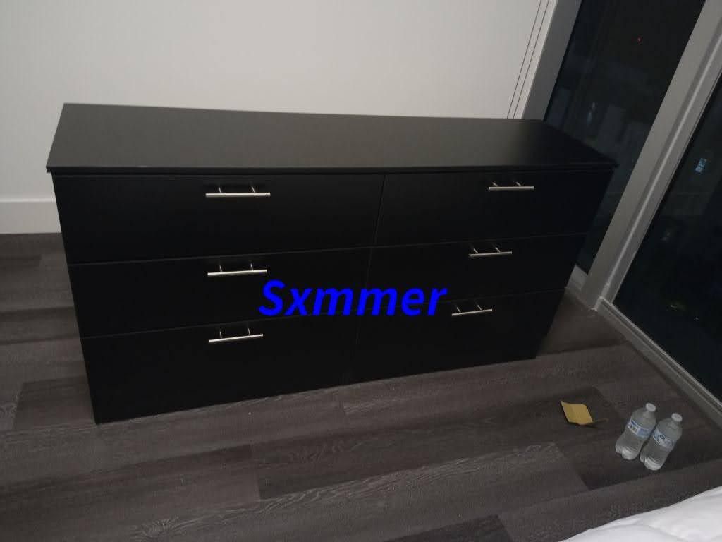 1 Piece Dresser Without Mirror New Available In 5 Different Colors White Dark Brown Gray And  Black  Same Day Delivery 170$
