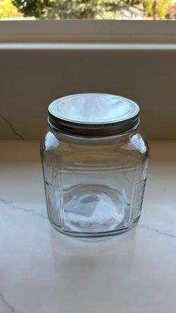 Large glass storage jars