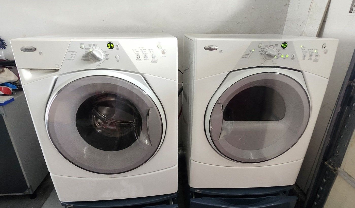 Washer and Gas Dryer set. Whirlpool Duet, works great.