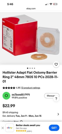 Ostomy barrier ring