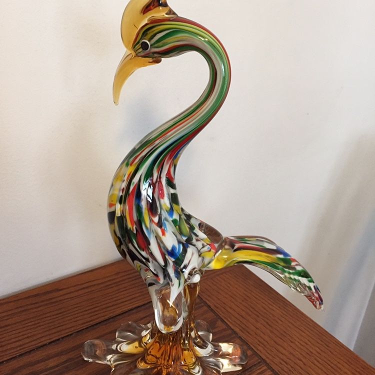 Art Glass Sculpture - Bird