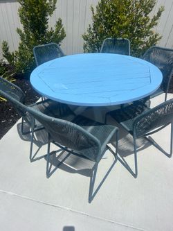 FREE wood table and chairs