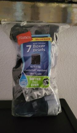 Boys Boxer Briefs 7 Hanes underwear