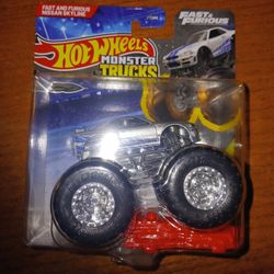 Rare Hot Wheel Monster Truck Fast And Furious Nissan Skyline
