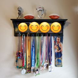 Medal Display With Shelf (Medals Not Included)
