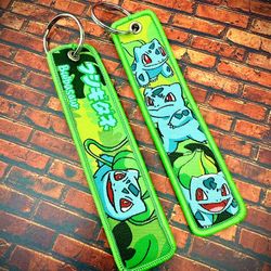 1 Piece Double Sided 5 Inch Pokemon Bulbasaur Keychain