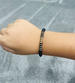 Unique Clay Bead Bracelet (free shipping)