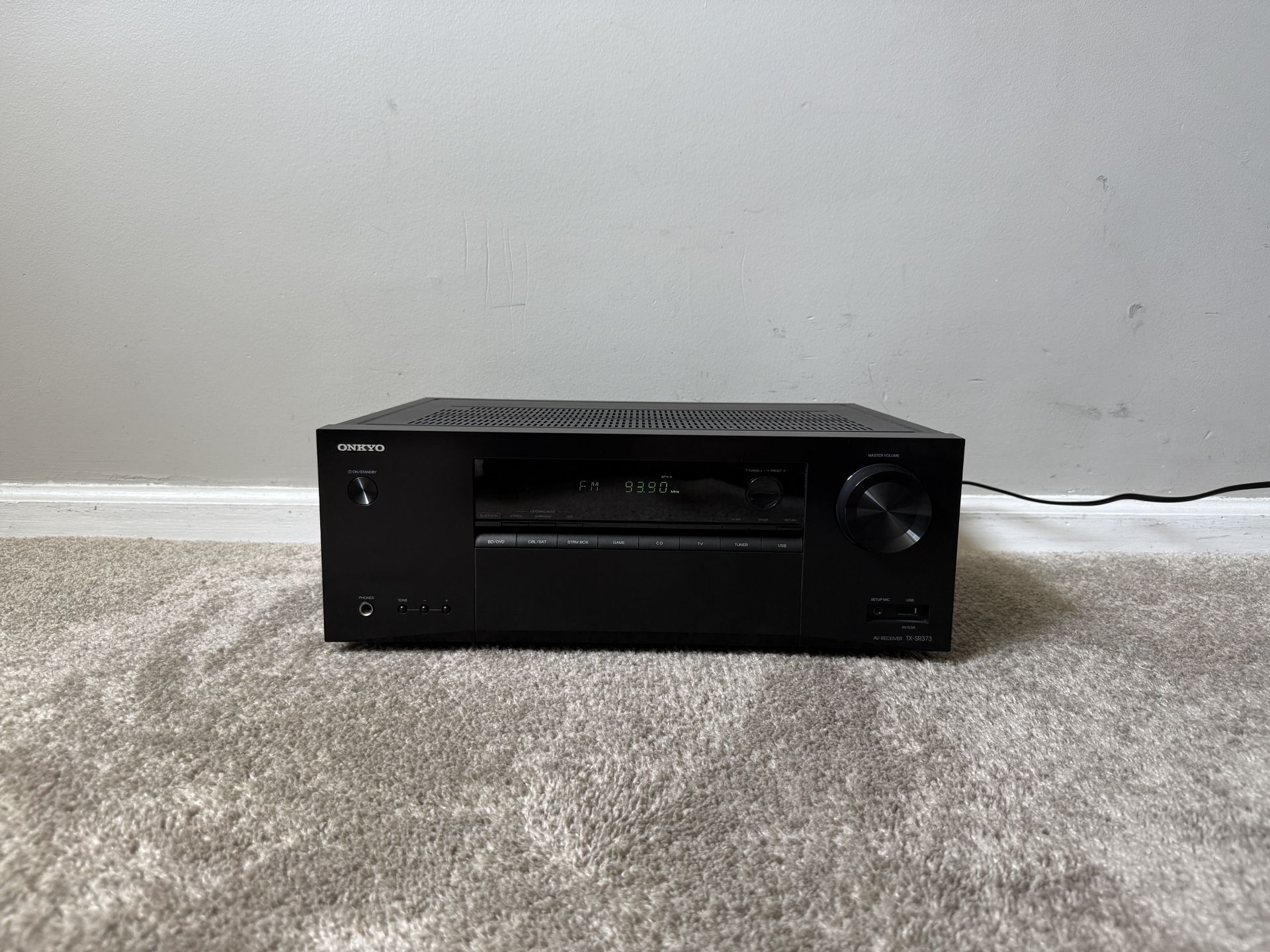 Onkyo TX-SR373 5.2 HDMI 4K Ultra HD Bluetooth Home Theater Surround Receiver