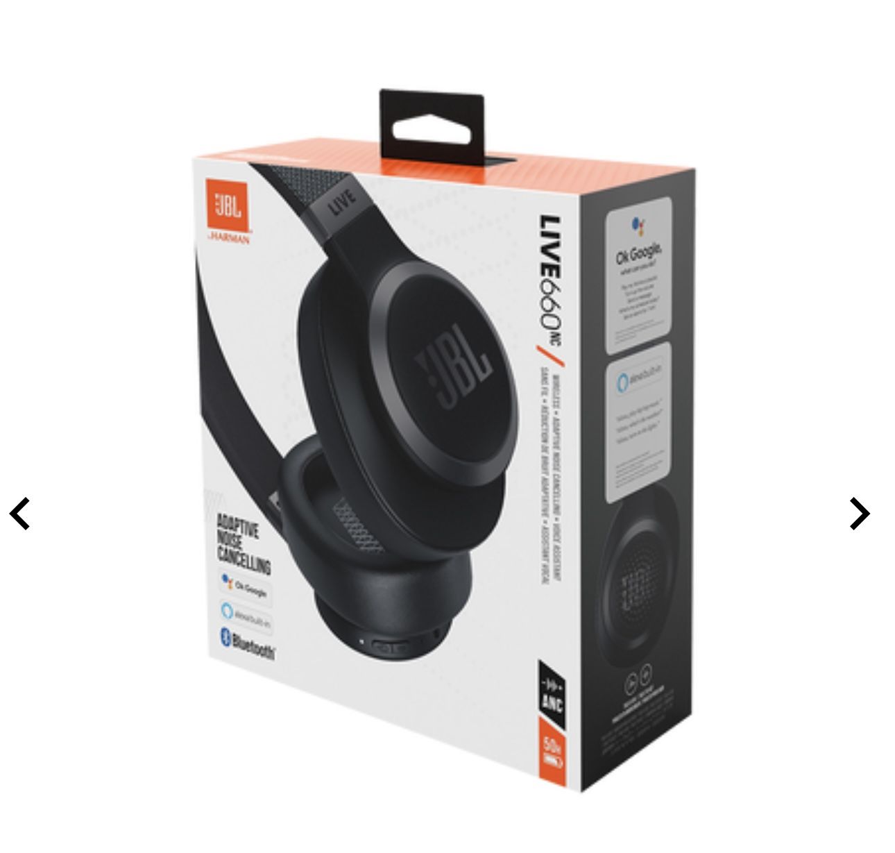 JBL live 660nc Wireless Noise Cancellation Headphones , Alexa Built In, BRAND NEW!!!