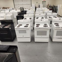 Electric Stoves With  warranty working Great $295-$395 Other appliaces Also