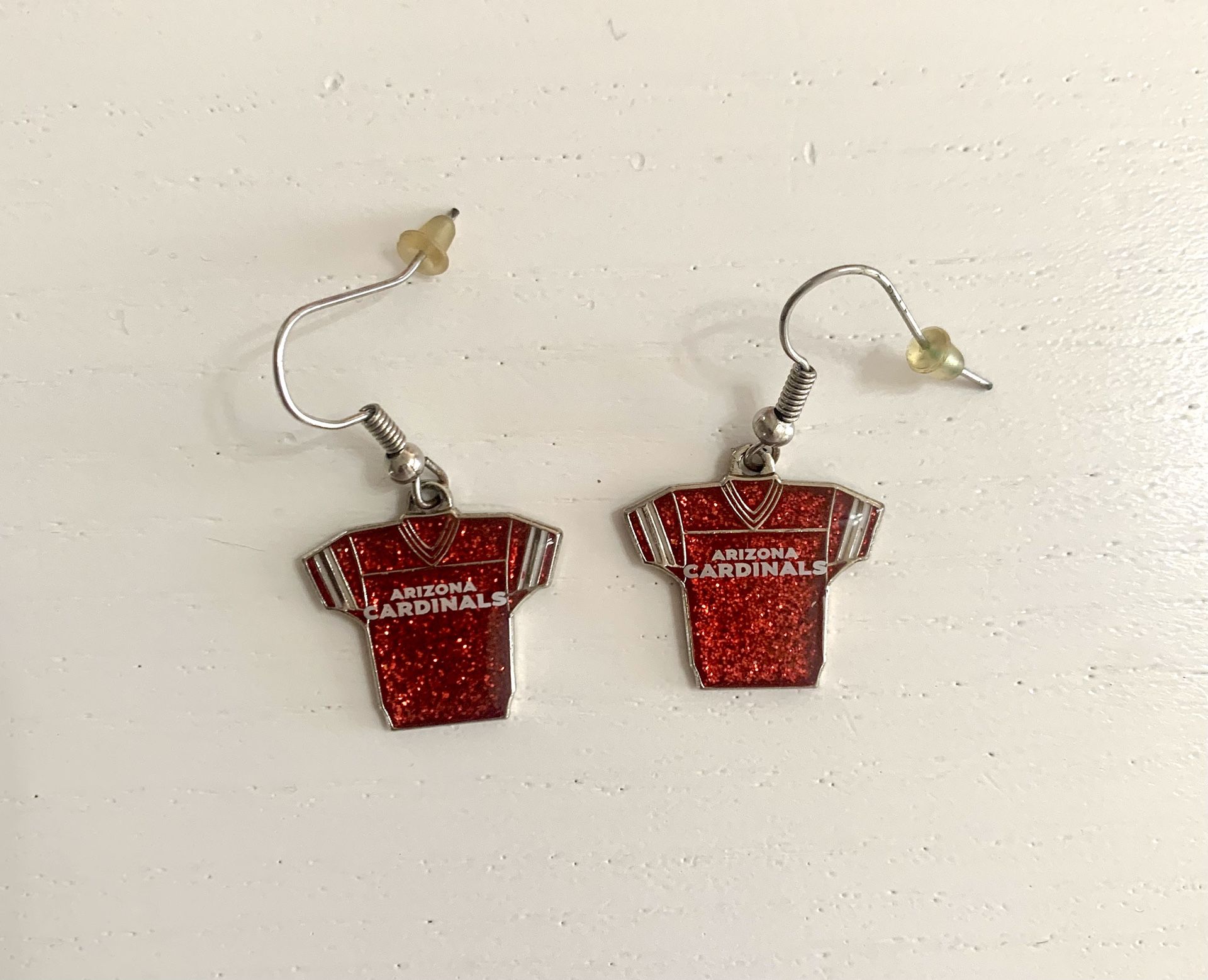 ARIZONA CARDINALS JERSEY EARRINGS