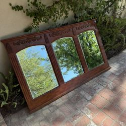 Mahogany mirror