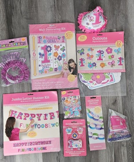 First Birthday Party Supplies