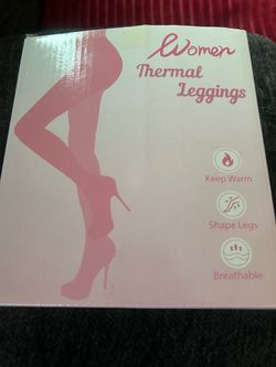 Womens Thermal Leggings, Size S