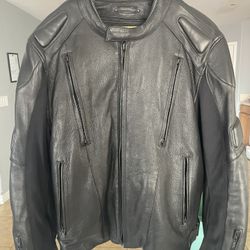 Men’s XL Motorcycle Leather Jacket 