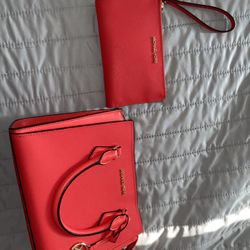 Michael Kors Medium Crossbody Satchel And Wallet