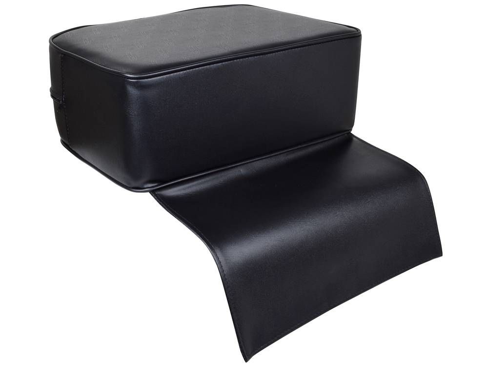 Black Vinyl Seat Cushions (Set of 3)