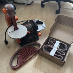 WEN 1” Belt Sander w/extra belts