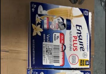 Ensure Plus Nutrition Shake, 8 OZ, 16 CT, Vanilla
