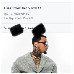 Chris Brown Ticket