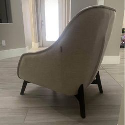 Beige Accent Chair Like New
