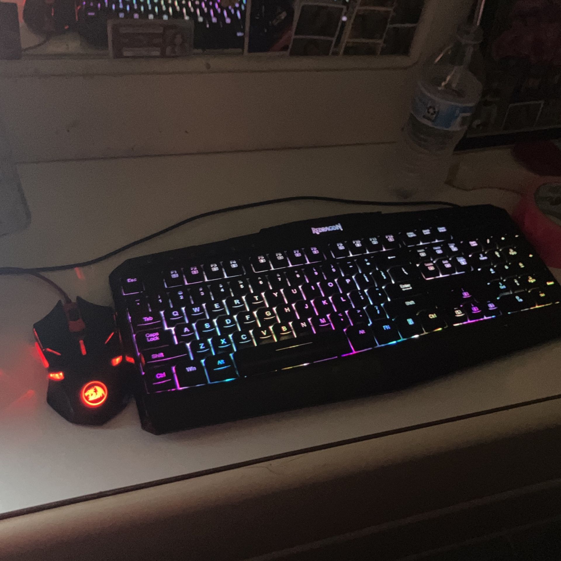 Red Dragon Keyboard N Mouse 