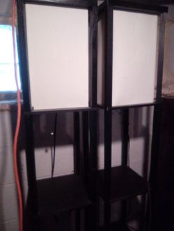 2 Oriental Floor Lamps