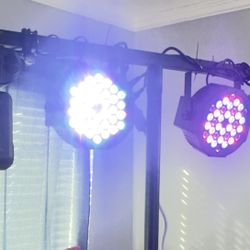 Dj Light Bar With Moving Heads And Par Lights