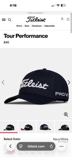 3 Titleist Tour Performance  Hats