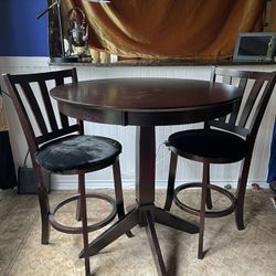 Tall Bistro Table & Matching Chairs