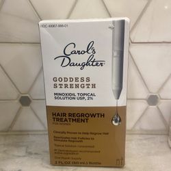 Carol's Daughter GODDESS STRENGTH HAIR REGROWTH TREATMENT for Women Minoxidil 2% 9/26 New