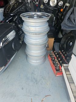 Set of chevy Rally rims for 60s model camaro