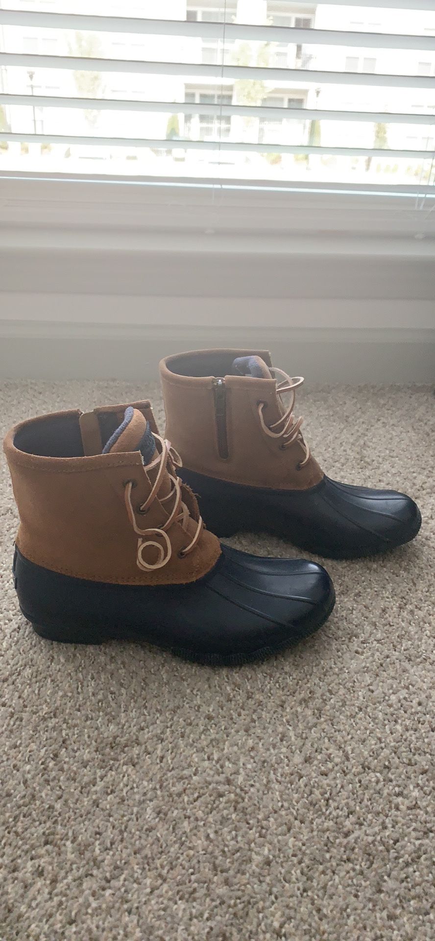 Sperry Navy Rain Boots