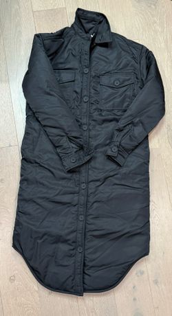 Good American Coat Jacket Women’s Khloé Kardashian Good American Full Length Winter Coat Jacket