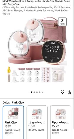 NCVI Wearable Breast Pump with security seal