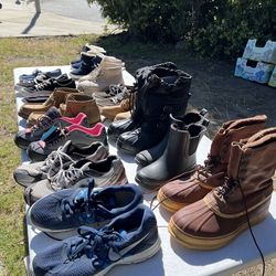 Shoe & Boot Lot – Nike, Work Boots, Winter Boots – Great Condition!