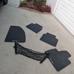 Cadillac XT5 All Weather Mats with Cargo net