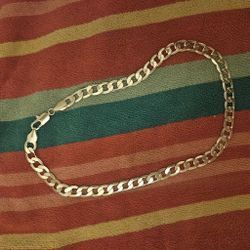 Sterling Silver Plated Chain Stewart&nellis Pick Up 24" 