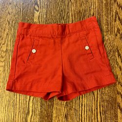 Janie and Jack Toddler Shorts In red size 3 NWOT