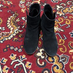 Black Suade Boots