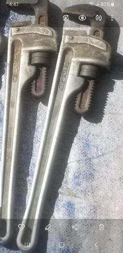 RIDGID ALUMINUM PIPE WRENCHE 18 INCHES 