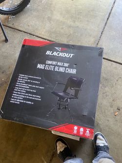 Hunting blind chair