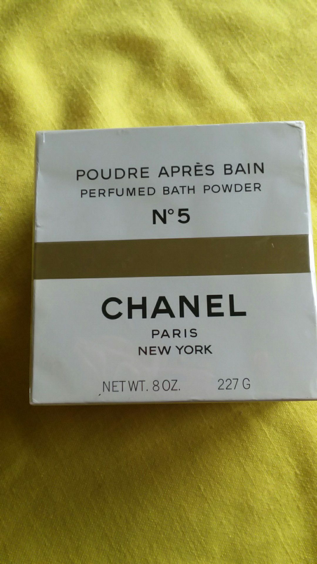 Vintage Chanel Number 5 perfumed bath powder