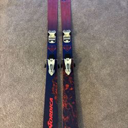 Nordica Enforcer 185cm Skis w/ Marker Griffon Bindings – Great Shape